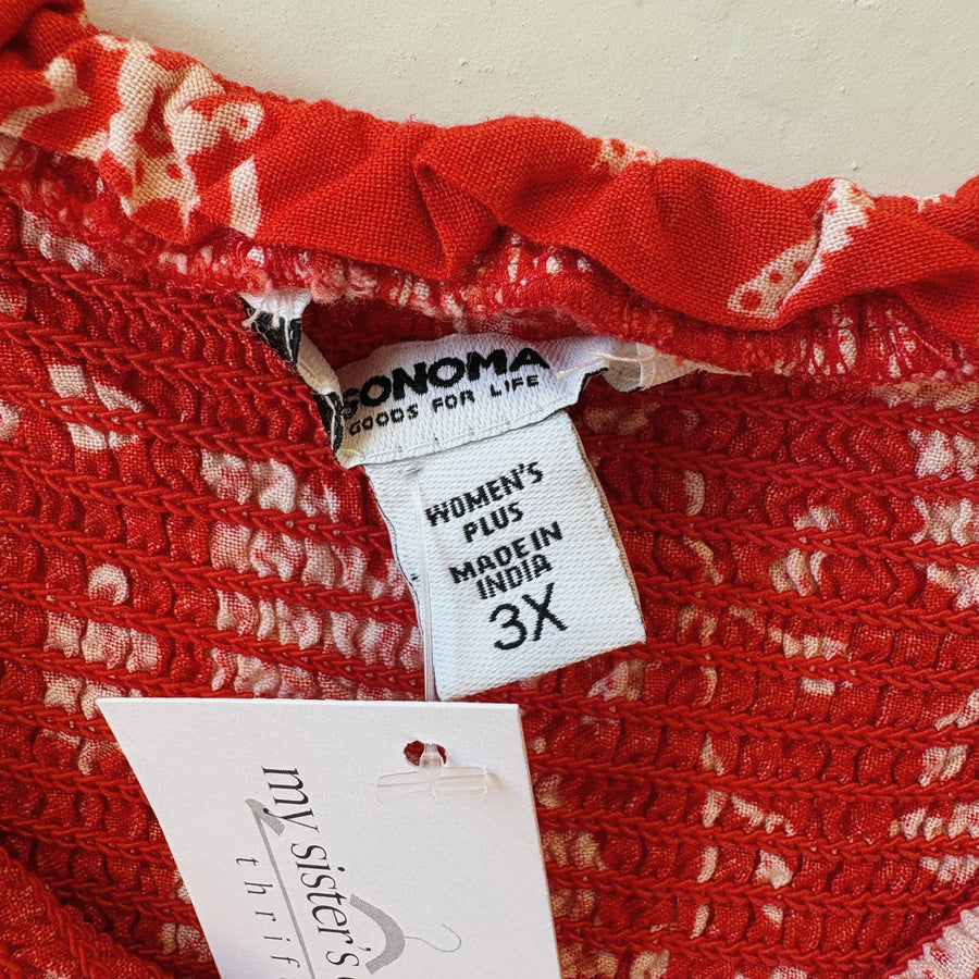 SIZE 3X | Red Tank Top