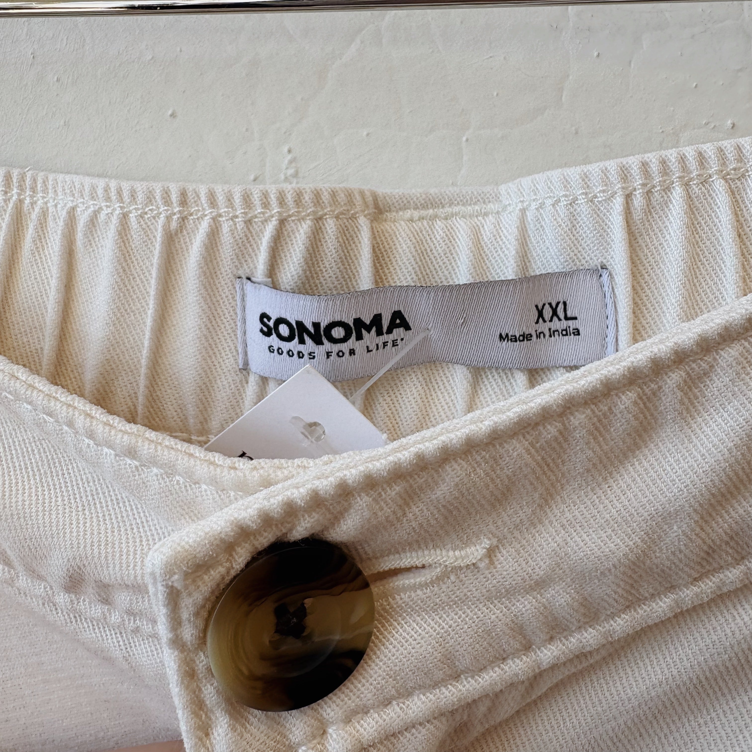 SIZE XXL | Cream Pants