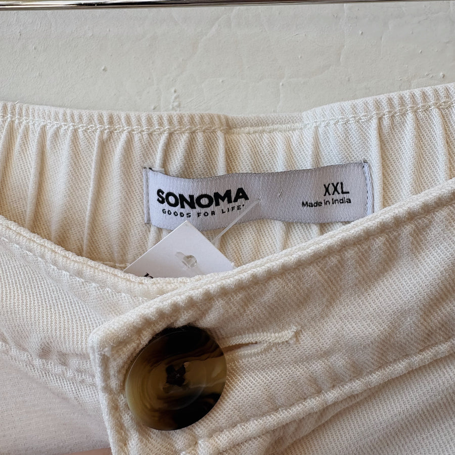 SIZE XXL | Cream Pants