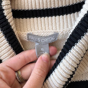 SIZE XL | Striped Turtleneck