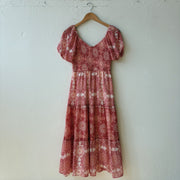 SIZE XS | Red Tiered Dress