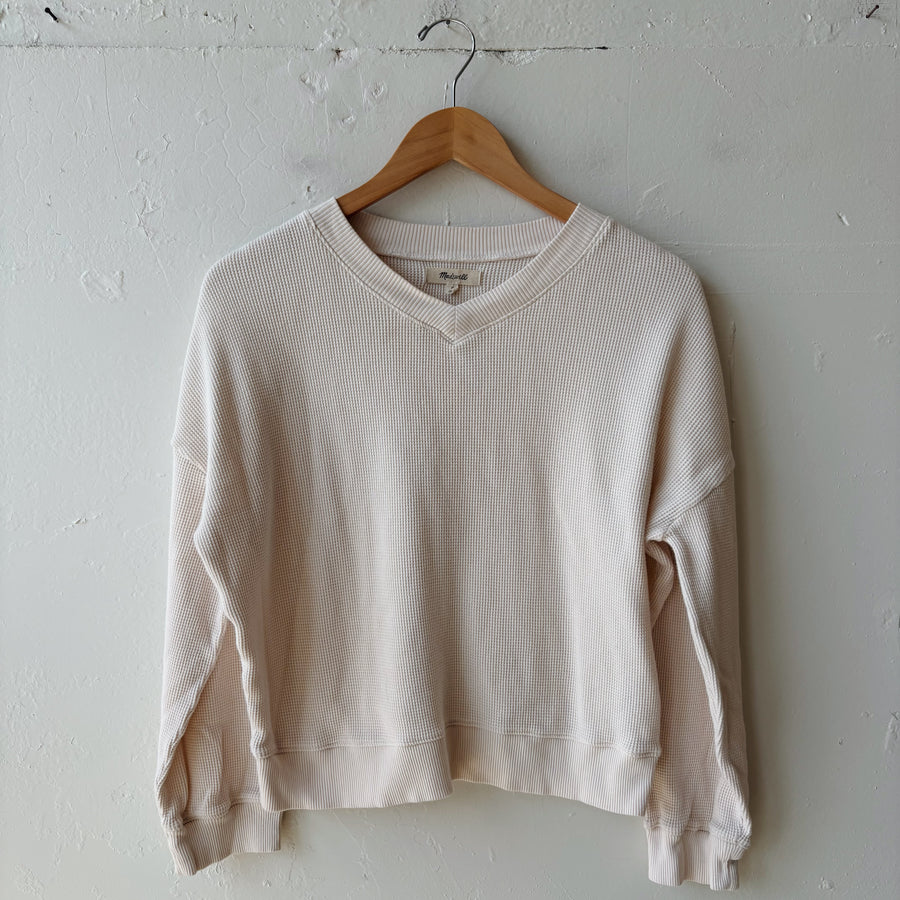 SIZE M | Madewell Cream Crewneck