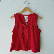 SIZE S | Red Tank Top