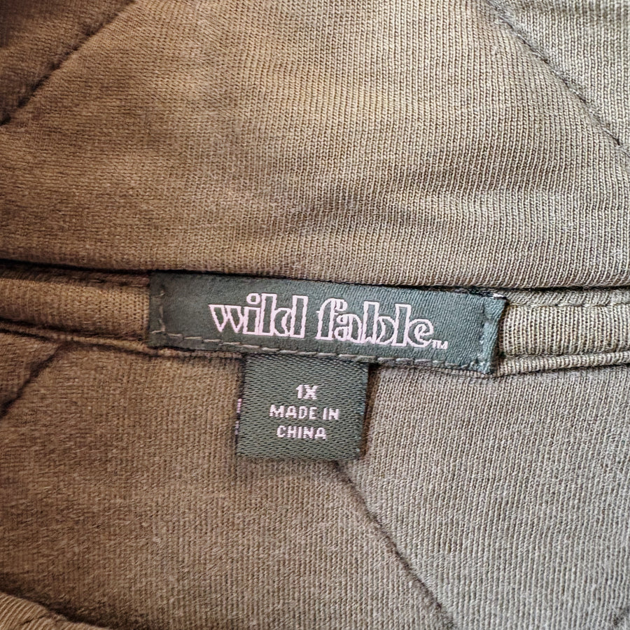SIZE XL | Green Quilted Jacket