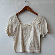 SIZE XL | Neutral Textured Top