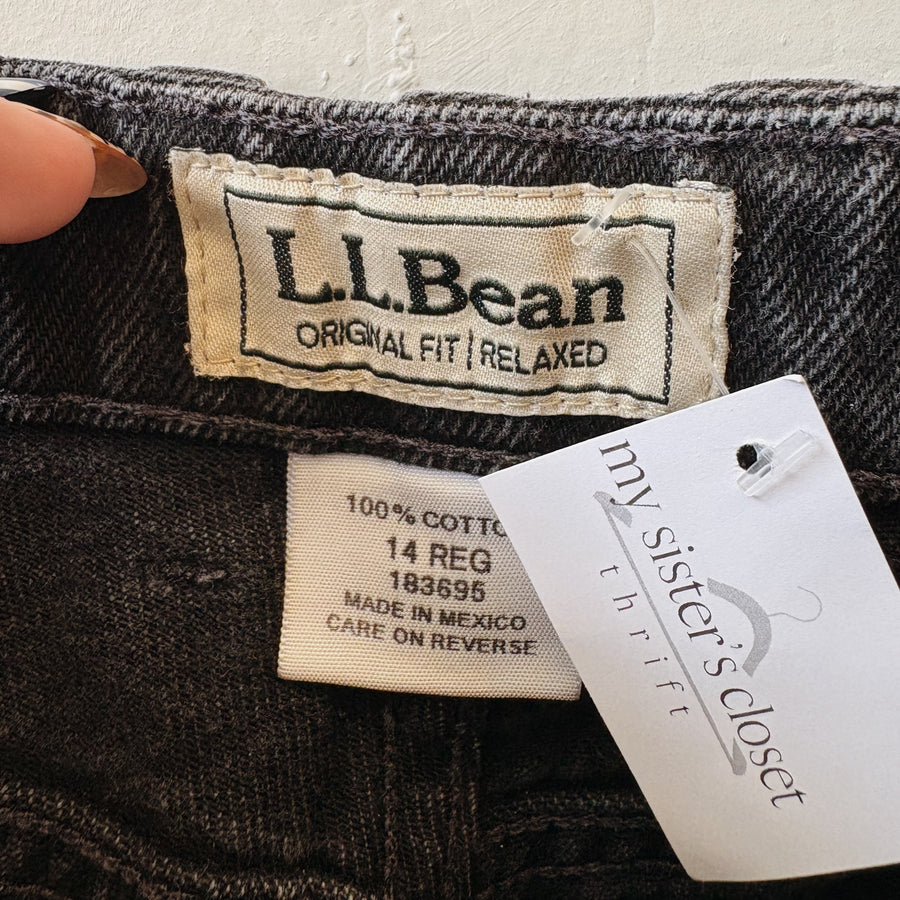 Size 14 | LL Bean Black Jeans