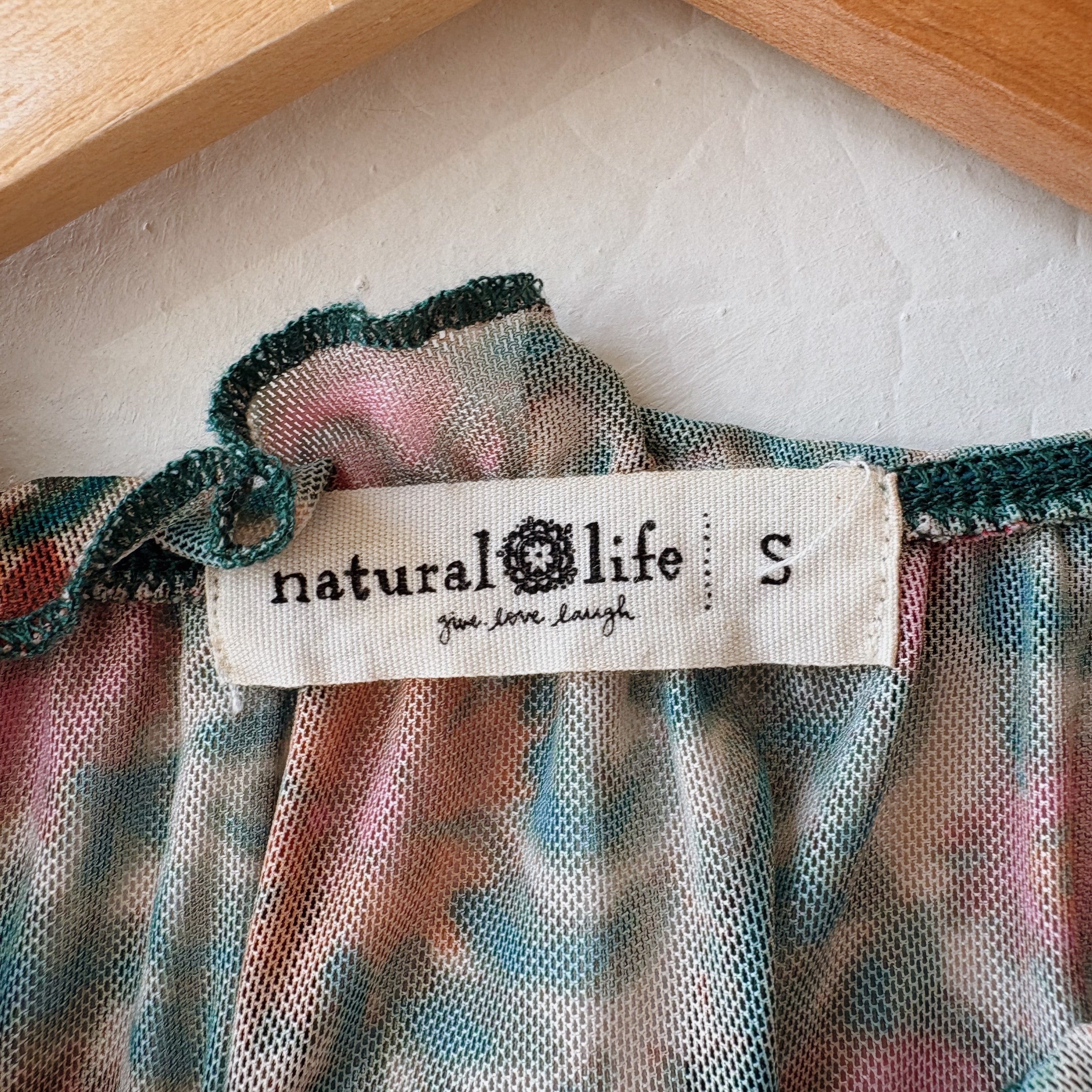 Size S | Natural Life Mesh Top