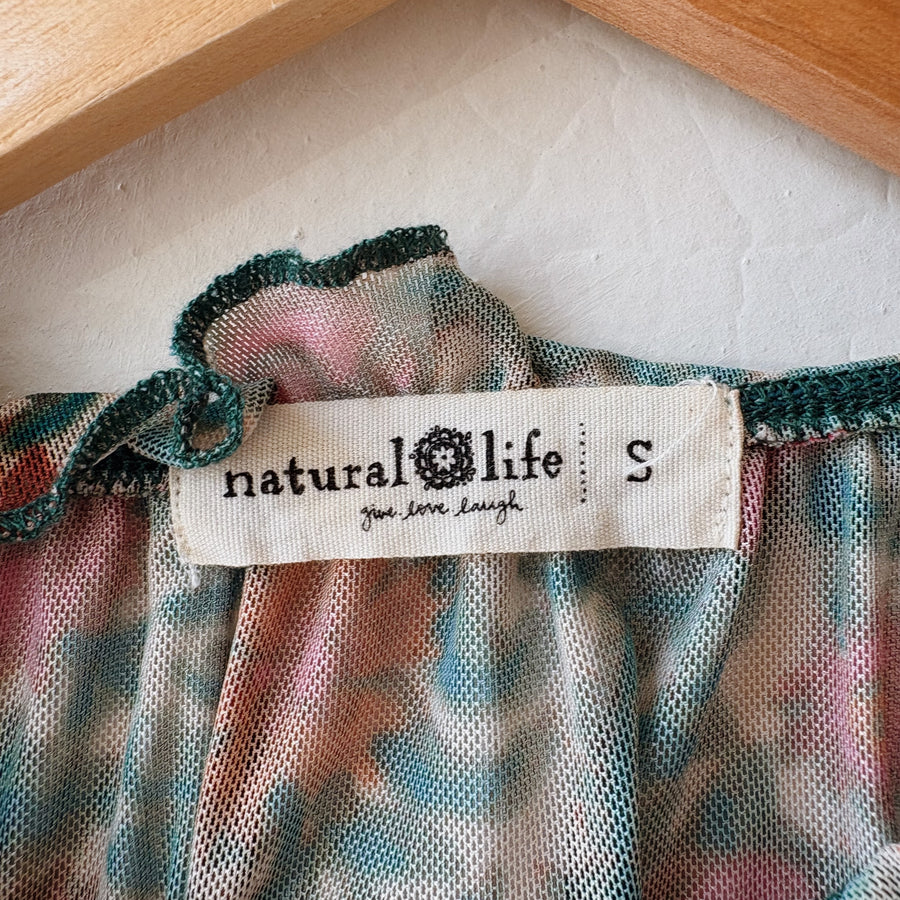Size S | Natural Life Mesh Top