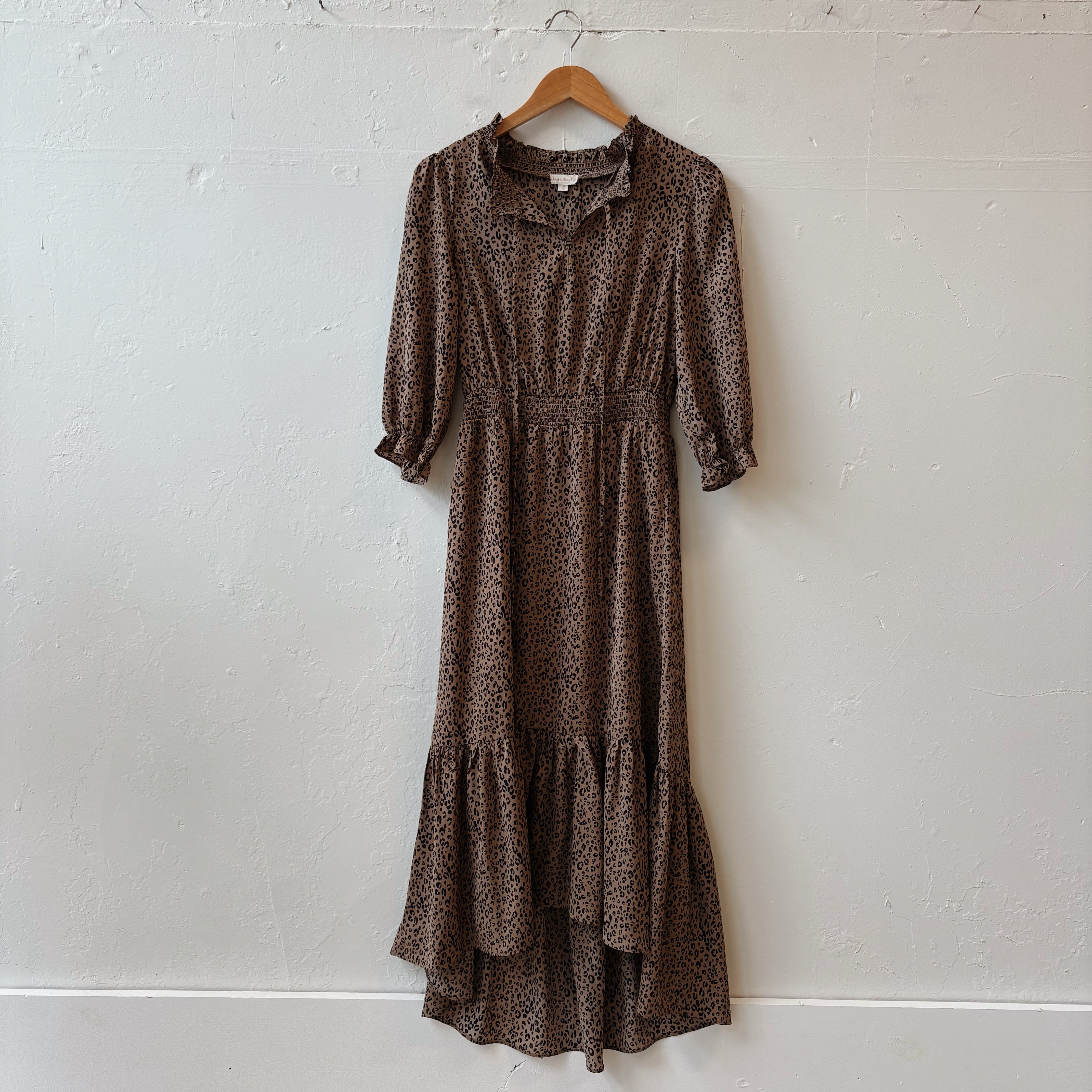 SIZE M | High-Low Printed Dress