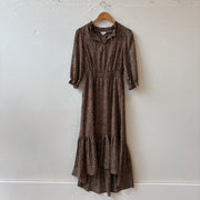 SIZE M | High-Low Printed Dress