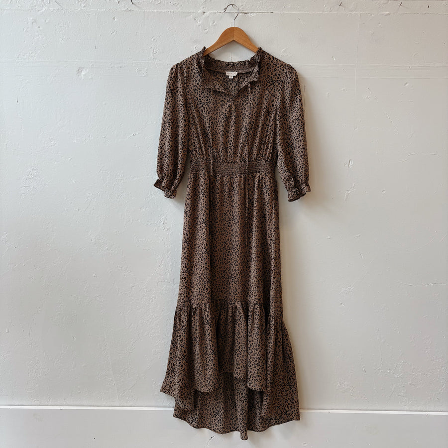 SIZE M | High-Low Printed Dress