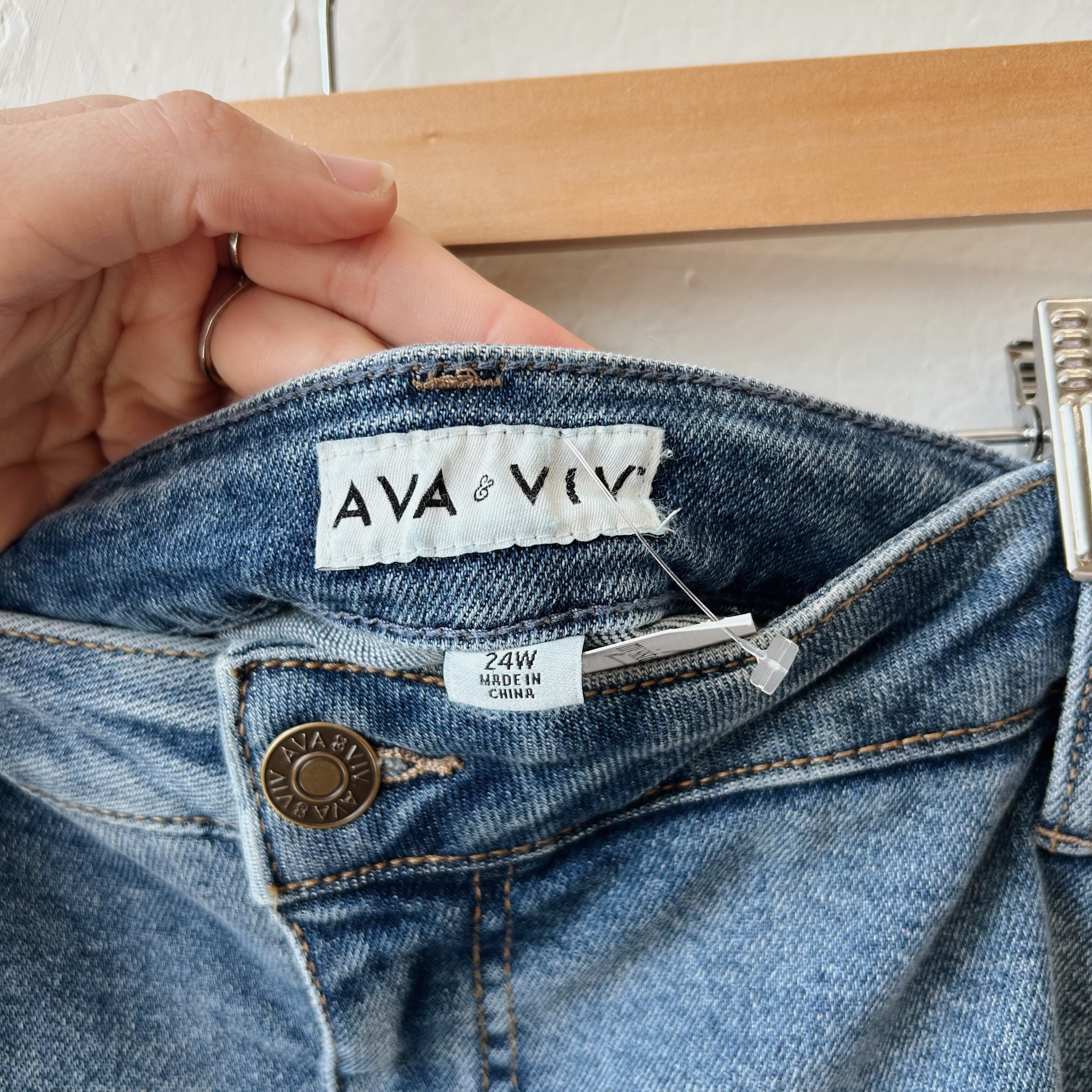 SIZE 24 | Distressed Shorts