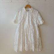 SIZE L | White Detailed Dress