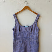 SIZE 12 | Purple Denim Dress