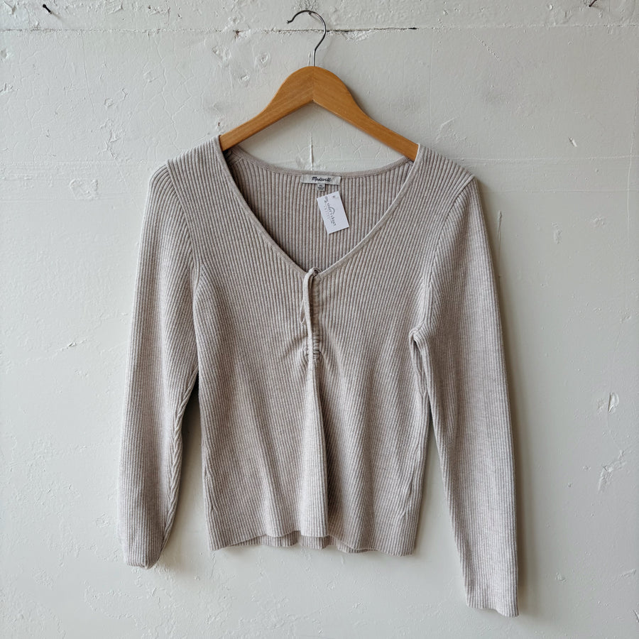 SIZE XL | Madewell Neutral Top