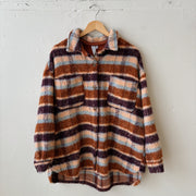 SIZE XL | Striped Shacket