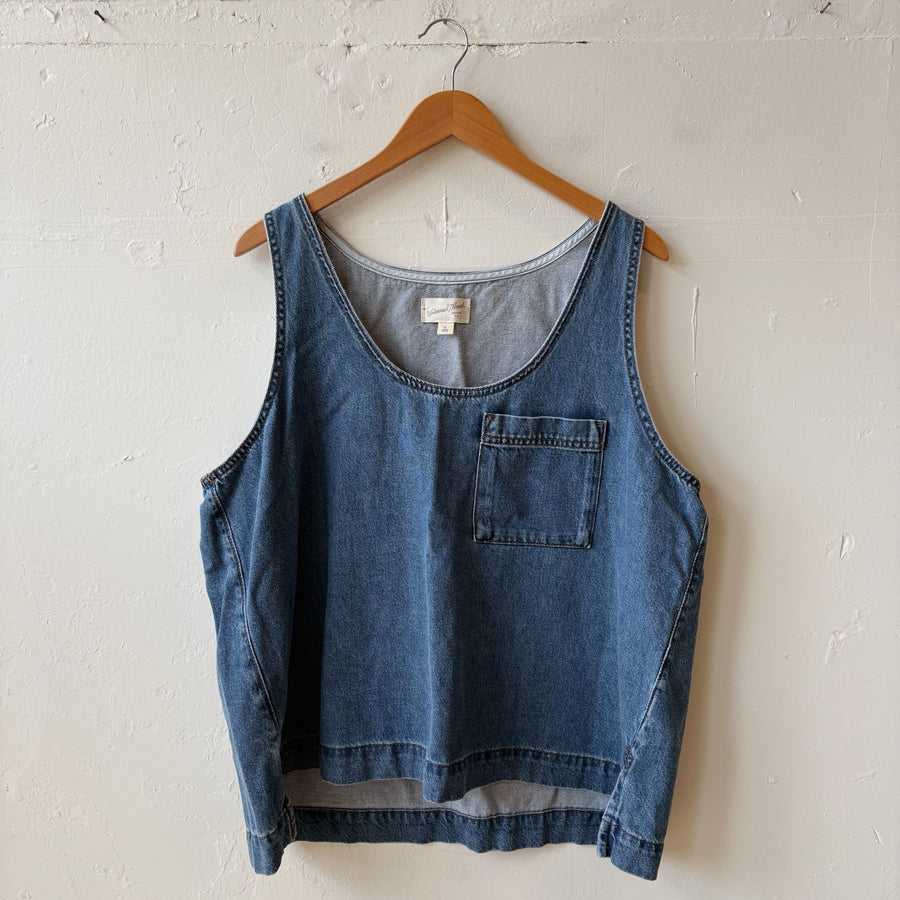 SIZE XL | Denim Top