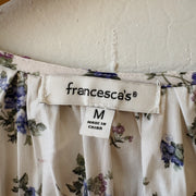 SIZE M | White Floral Dress