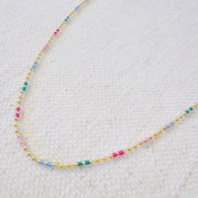 Color Pop Ball Chain Necklace