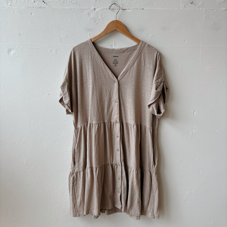 SIZE XXL | Cream Dress