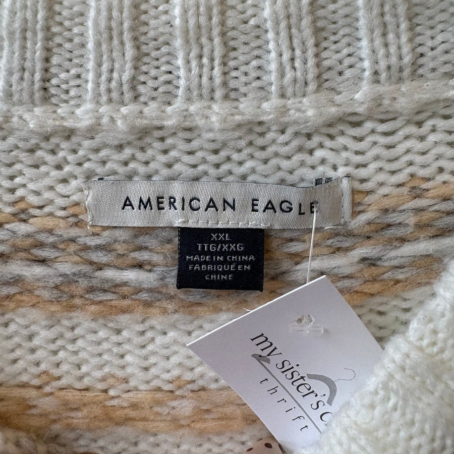 SIZE XXL | AE Striped Sweater