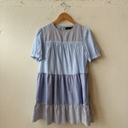 SIZE M | Blue Tiered Dress