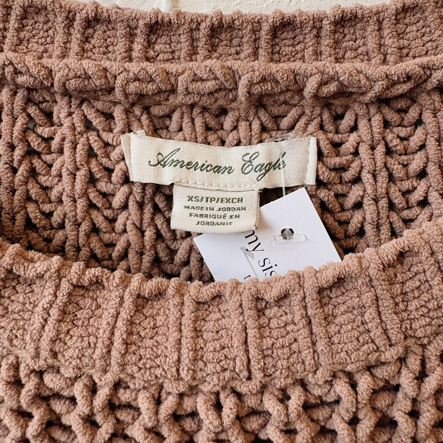SIZE XS | AE Brown Sweater