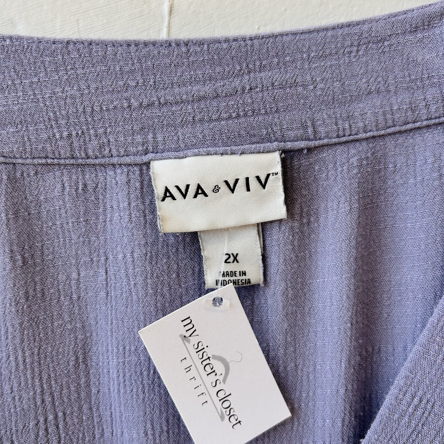 SIZE 2X | Purple Top