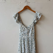 SIZE S | Blue Floral Dress