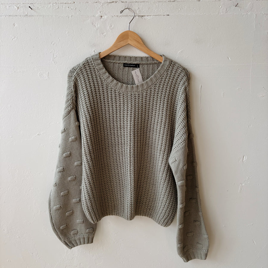 SIZE L | Green Sweater