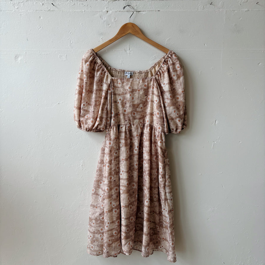 SIZE L | Floral Dress