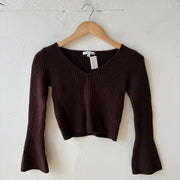 Size M | Madewell Brown Top