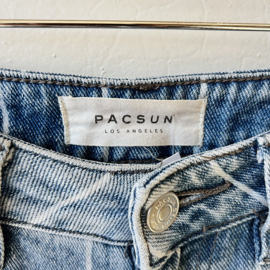 SIZE 24 | Pacsun Striped Jeans