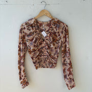 SIZE XS | Free People Floral Top