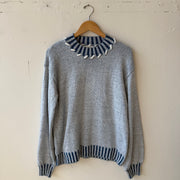 SIZE M | Blue Detailed Sweater