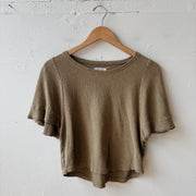 SIZE XXS | Madewell Green Top