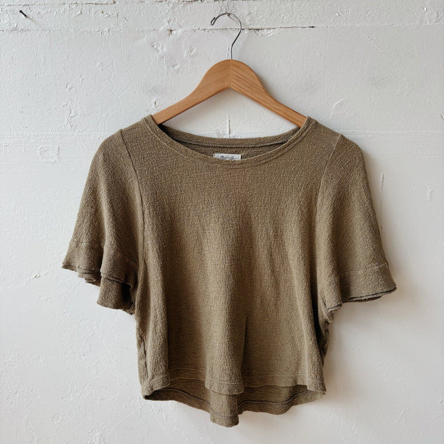 SIZE XXS | Madewell Green Top
