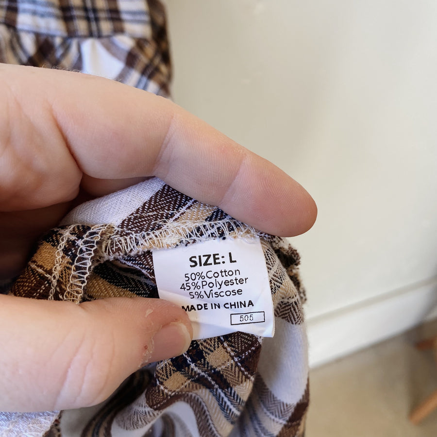 SIZE L | Flannel Dress