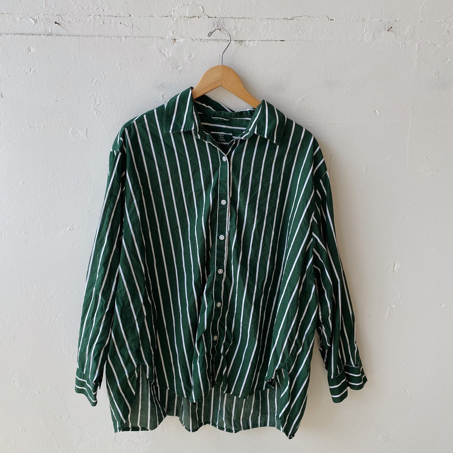 Size M | Aerie Striped Button Up