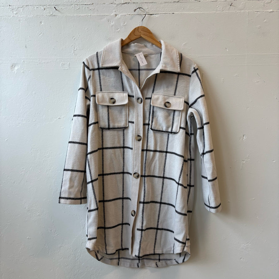 SIZE M | White Shacket