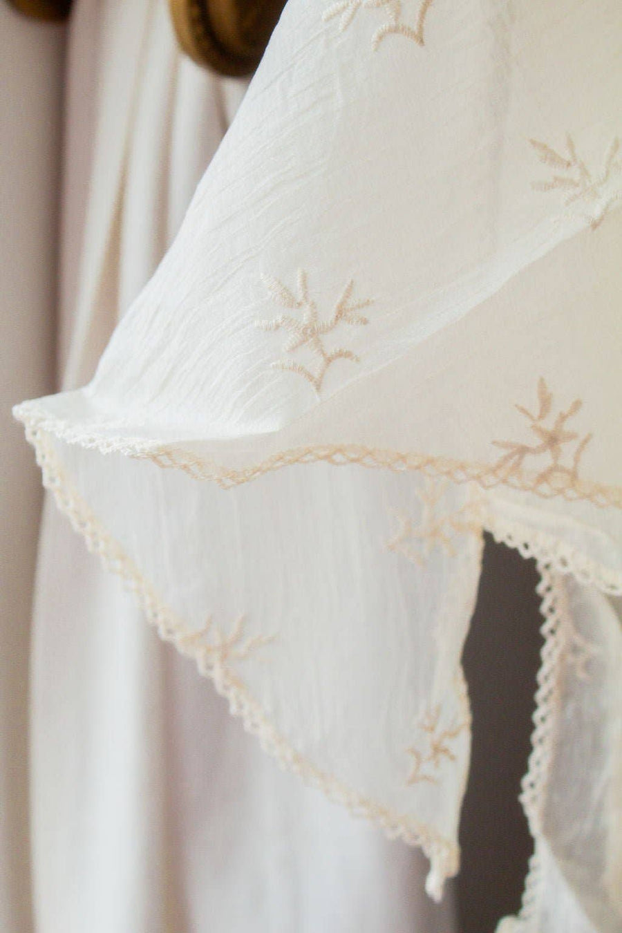 Cream Hair Scarf