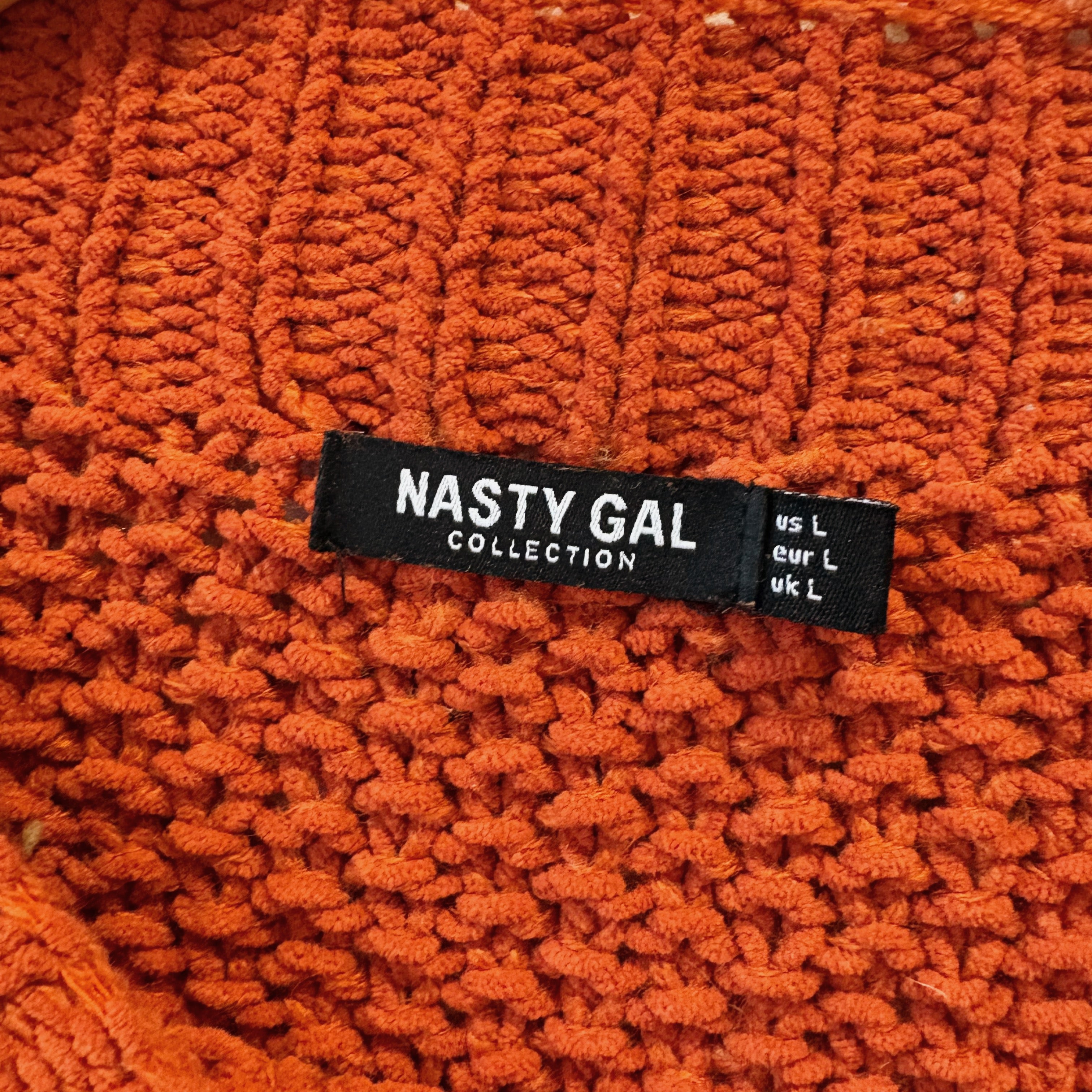 SIZE L | Orange Sweater