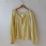 SIZE M | Free People Yellow Top