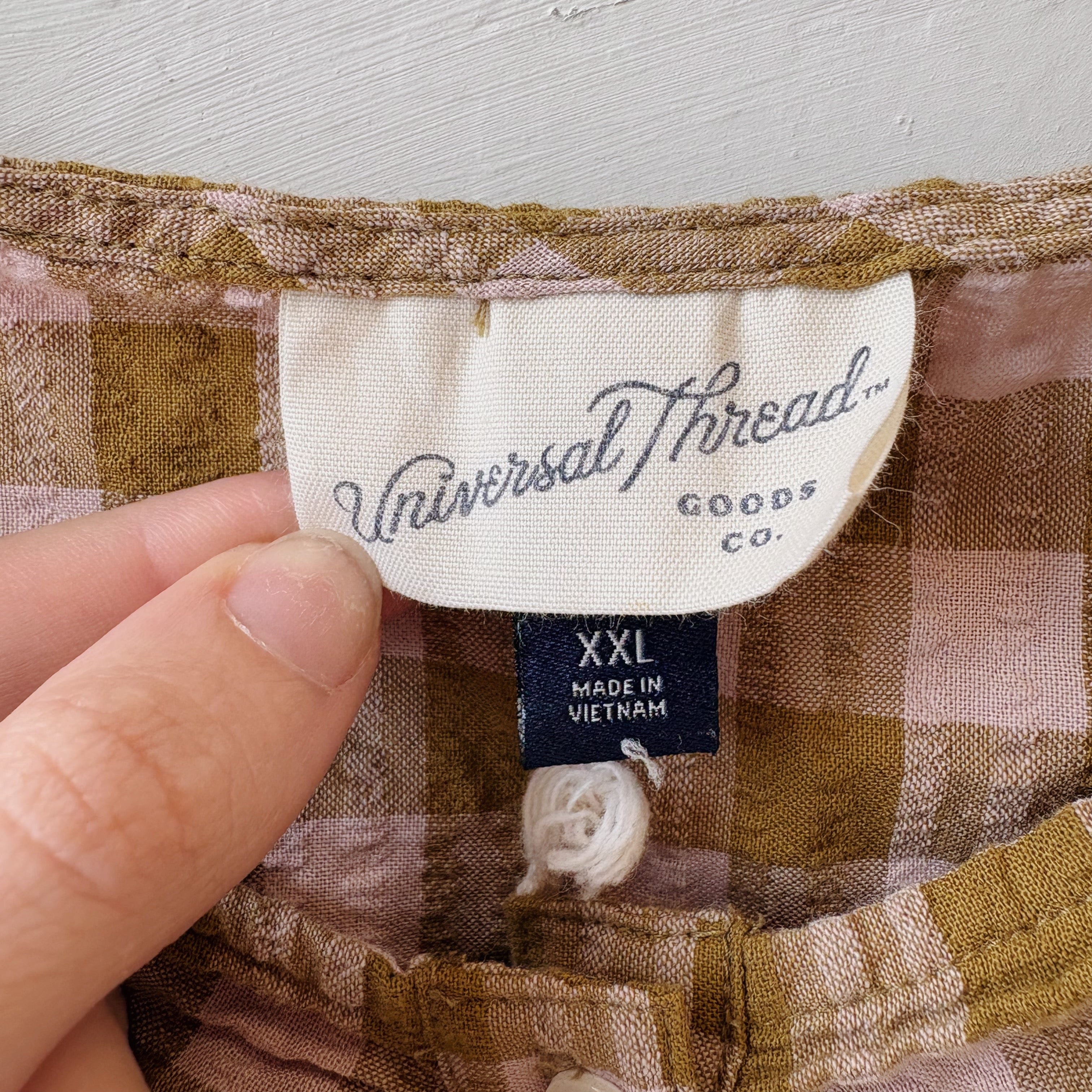 SIZE XXL | Plaid Top