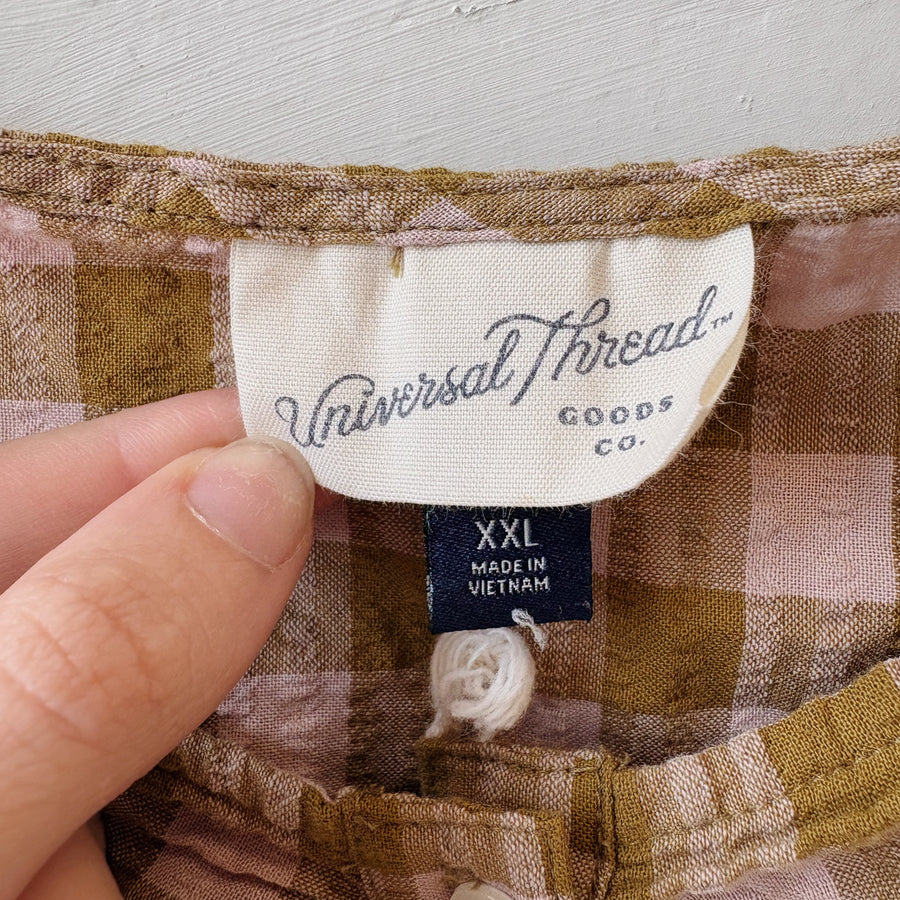 SIZE XXL | Plaid Top