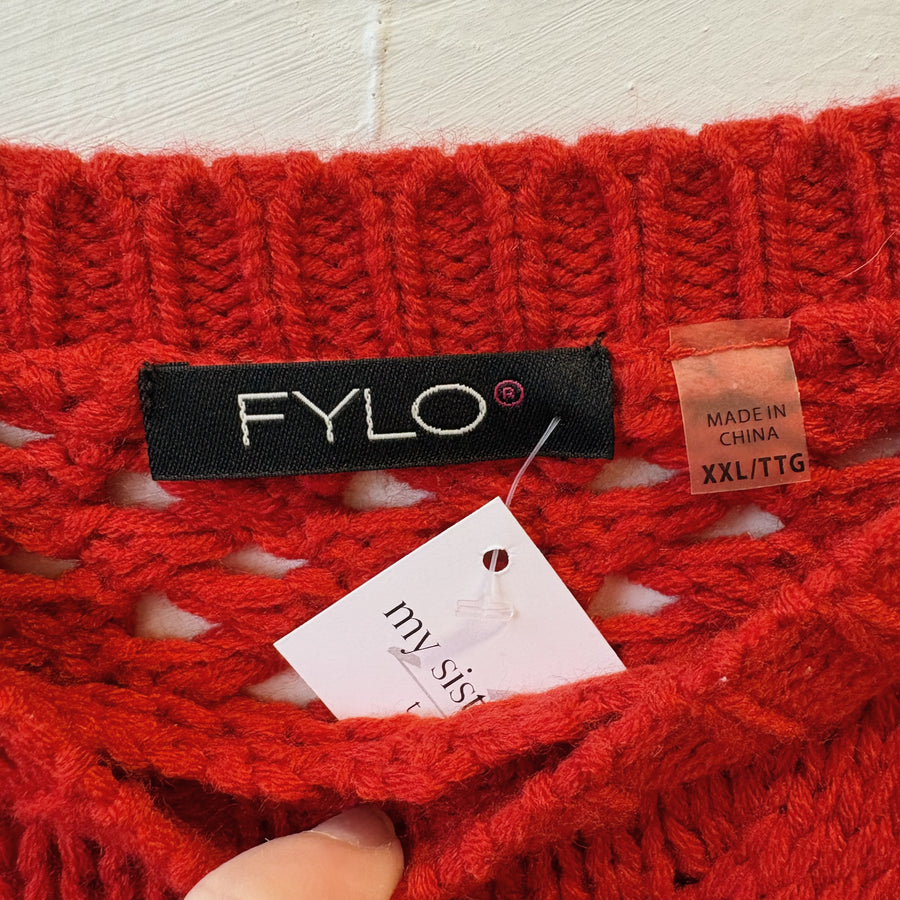 SIZE XXL | Red Sweater