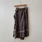 SIZE L | Floral Wrap Skirt