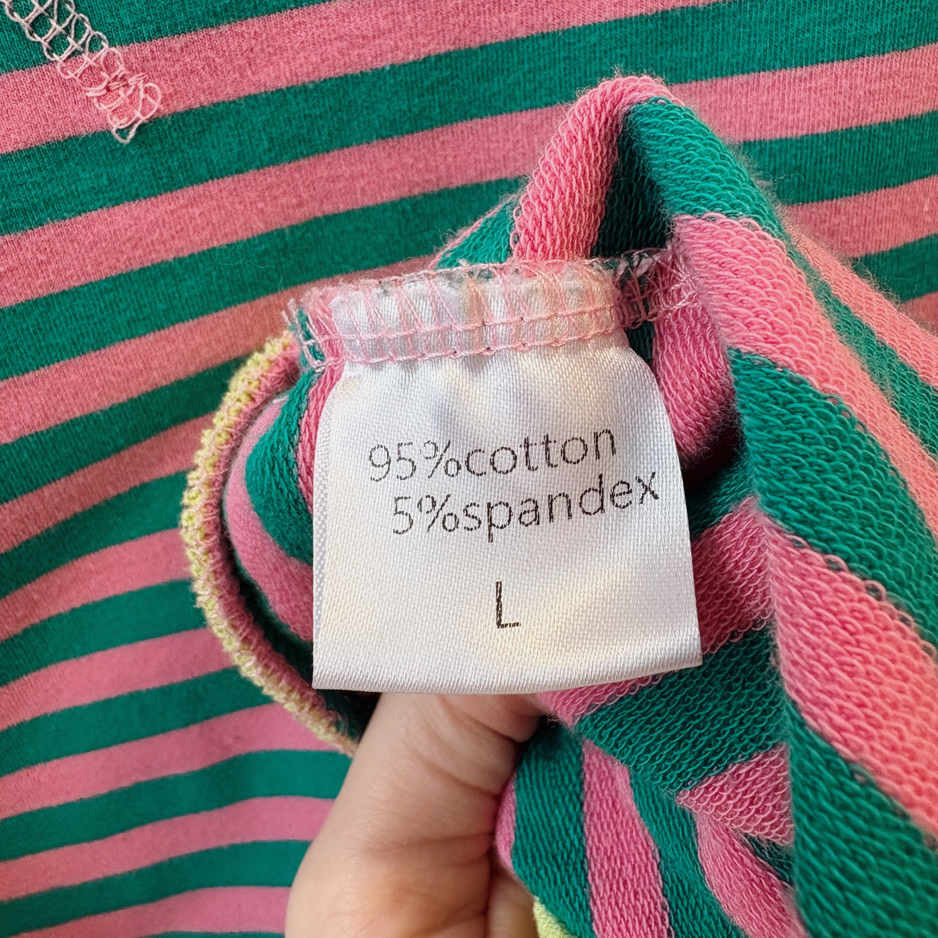 SIZE L | Striped Crewneck