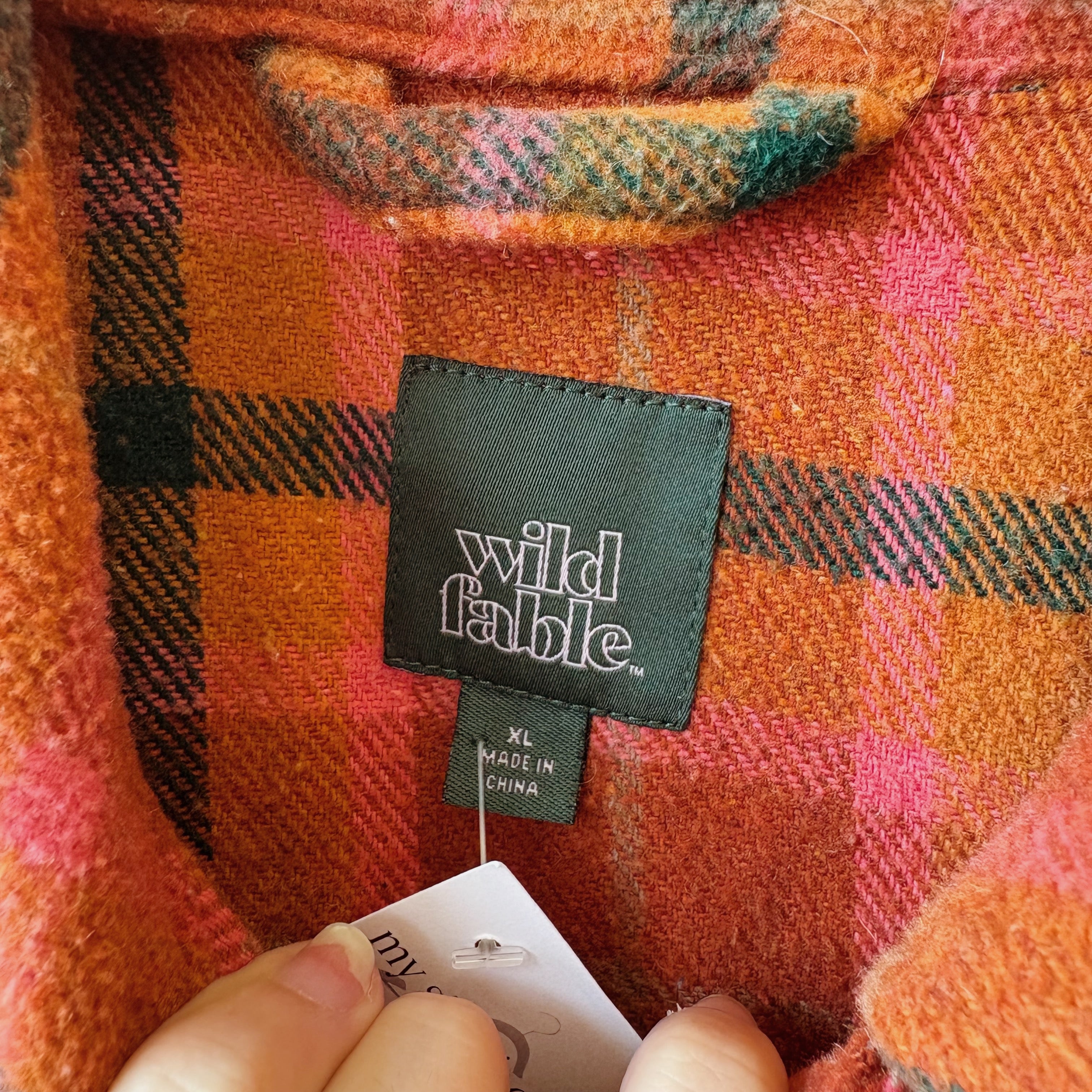 SIZE XL | Orange Shacket