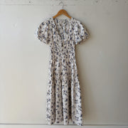 SIZE M | White Floral Dress